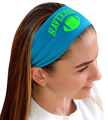 Funny Girl Designs Design Your Own Personalized FOOTBALL Player Cotton Stretch Headband for Homecoming with Your Custom Player Name or Number