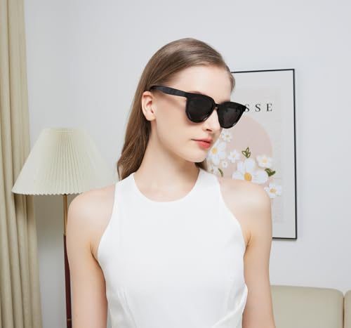 Polarized Sunglasses for Women Men, Classic Retro Mirrored Reflective Square Designer Style Sun Glasses2