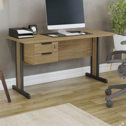 Escrivaninha 120cm com 2 Gavetas Versátil Kappesberg Itapuã Itapuã