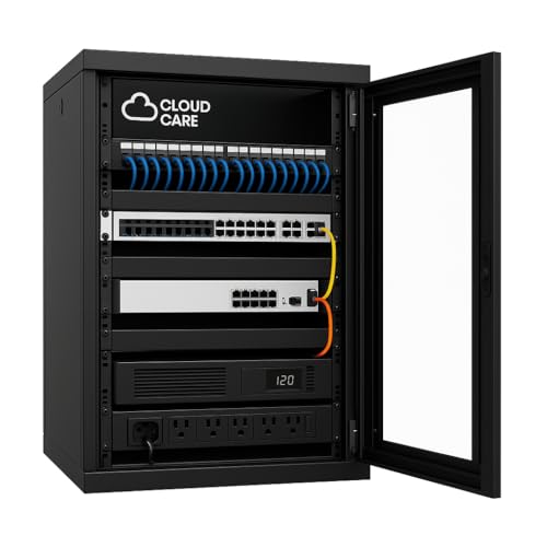 Cloud Care Rack PDU121506 PDU Bundle &ndash; Pre-Configured with 42U SR42UB Enclosure, SMART2200RM2U...
