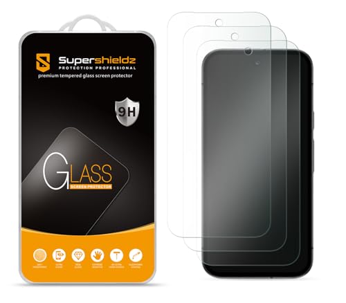 Supershieldz (3 Pack) Designed for Google Pixel 10a Tempered Glass Screen Protector, Anti Scratch, Bubble Free