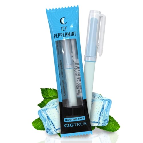 Cigtrus Tobacco-Free, Nicotine-Free Smokeless Air Inhaler - Non-Electric | Oral Fixation Relief Aid | Habit Replacing Breathing Stick (Blue)