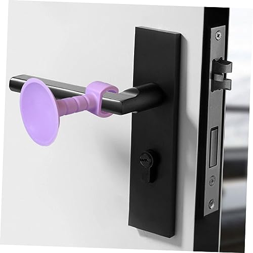 Generic 6pcs Silicone Door Stopper Gate Hold-Open Door Catch Child Proof Door Handle Anti Collision Door Buffer Silicone Bumpers Door Suction No Punching Anti-Collision Door, 7X4.5CM