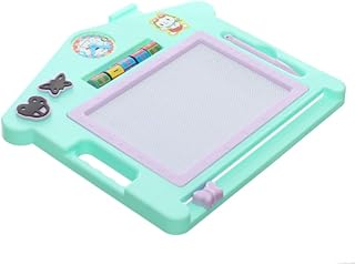 سبورة مغناطيسية للرسم والكتابة، كبيرة وقابلة للمسح، بتصميم منزل لطيف، مجهزة لإجراء عمليات تعليمية إبداعية تهدف إلى تعليم الأطفال جميع المهارات الرياضية، أخضر