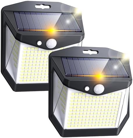 Lampe Solaire Exterieur Mouvement Détecteur: 248 LED Lampe Spot S...