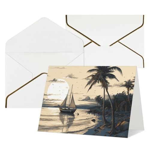 LHDGBWC Thinking of You J[h t 󔒂̃O[eBOJ[h 4x6 m[gJ[h Happy BirthdayJ[h @̃O[eBOJ[h p TL[J[h V̖ ނ {[g xr[V[J