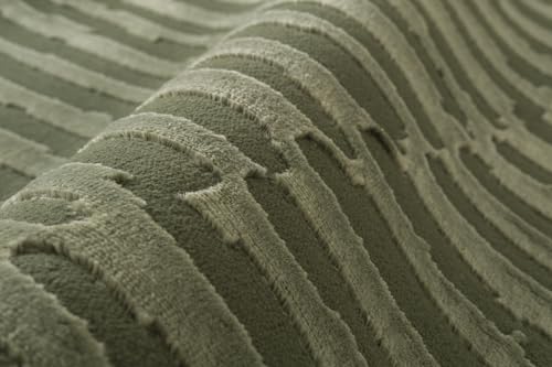 Revival Rugs Soloba 2'7"x9' Machine Washable Runner Rug for Hallway Entryway - 100% Recycled Oeko-TEX Certified, Medium Pile, Green - Image 6