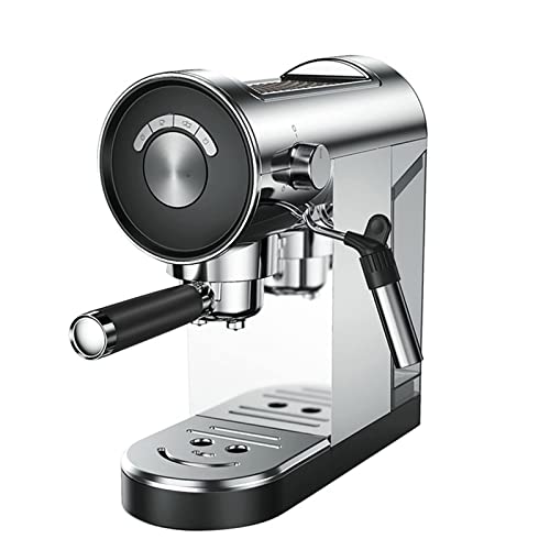 QJRGUY Espresso machine, Italian semi-automatic milk froth, 20Bar pressure, 900ML water storage capacity. Suitable for cappuccino latte mocha