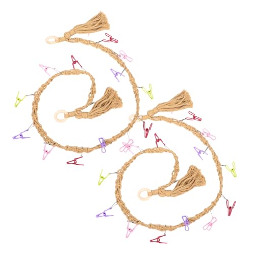 STOBAZA Organize Your Boys and Girls' Room Wall Corner Organizer Set Woven Hat Storage Belt for Easy Access