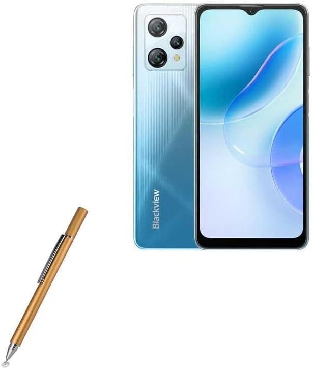 BoxWave Stylus Pen Compatible with Blackview A53 - FineTouch Capacitive Stylus, Super Precise Stylus Pen - Champagne Gold