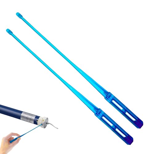 2 Pcs Pasador de Ajuste para Motor de Persiana, 21cm Pasador de Ajuste para Persianas Enrollables, Automatizar Estores, Mecanismo con Interruptor, Persiana Electrica Interior