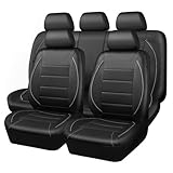 Auto Sitzbezüge für Mazda 2 Hatchback (DL,DJ) 2015-2019, Atmungsaktiv Sitzschoner Sitzbezüge Schutz Set Interieur Zubehör,D