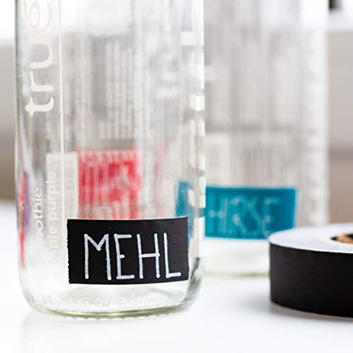 GRIP Eventbasics Gewebeband schwarz, 25 mm x 25 m, GT PRO Gaffa Tape ablösbar, matt und reflexionsfrei