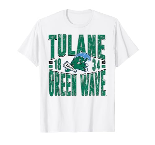 Tulane Green Wave Vintage 90's Retro Officially Licensed T-Shirt
