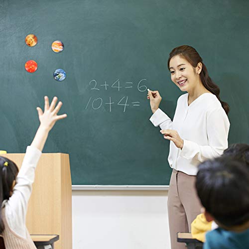 Ímãs de Geladeira Planeta com 12 Peças Mobestech Ímãs Decorativos de Vidro Preciosos para Decoração