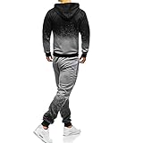 Men 's Autumn Winter Verpackungswerk-Pulli Top Hosen Set Sportanzug Winterjacke