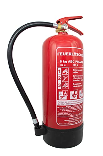 Pulver Feuerlöscher 2kg 2x 2kg Pulver-Feuerlöscher (ABC, 13A/89B/C) Mit Wandhalter & Manometer – Geprüft Nach EN3, Inkl. Prüfnachweis