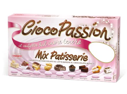 Confetti Cioco Passion Mix Patisserie Rosa 1 Kg Gusti Assortiti
