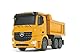 JAMARA 405108 - Muldenkipper Mercedes Arocs 1:26 2,4G - Kippmulde hoch/runter, Licht vorne, profilierte Gummireifen