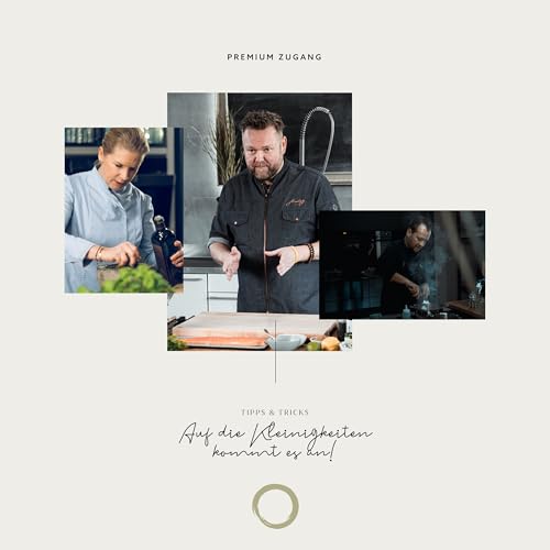 THE GOLDEN CIRCLE · Premium Zugang 12 Monate · Kochkurse von Sterneköchen · Streaming Abo mit über 100 Folgen und Rezepten
