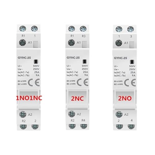 Contactor automático doméstico para automatización de luces y clima 220V