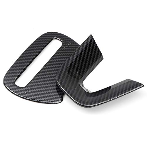 Acessórios para Dodge Charger da ITrims para Dodge e capa de volante 4 peças de fibra de carbono ABS