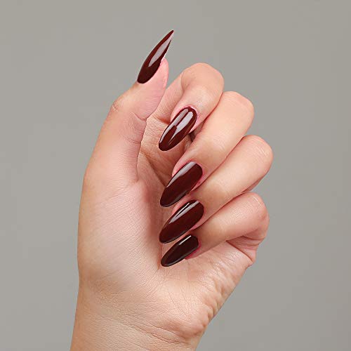 FYORR Dark Maroon Nail Polish Long Lasting Smooth Matte Finish Nail Enamel (Wine Factory),15Ml - Image 2
