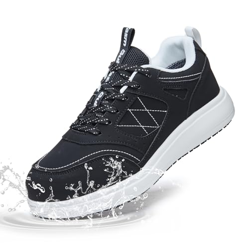 Guirdasm Non Slip Work Shoes Women - Waterproof Oil Resistant Chef Shoes, Lightweight Comfortable...