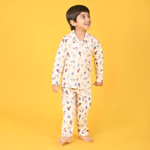Image of Jam & Sugar Boys Cotton Printed Night Suit Set