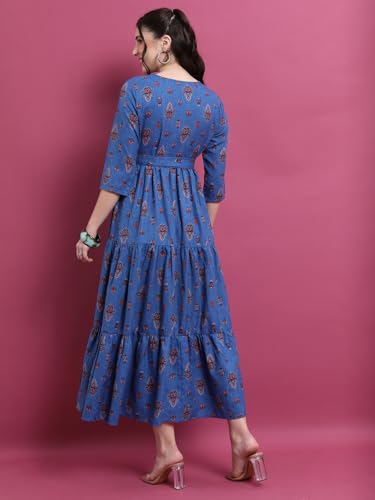 Image of Vishudh Women's Casual Dress | Comfortable Everyday Wear for All Occasions | Chic & Versatile Fashion for Women