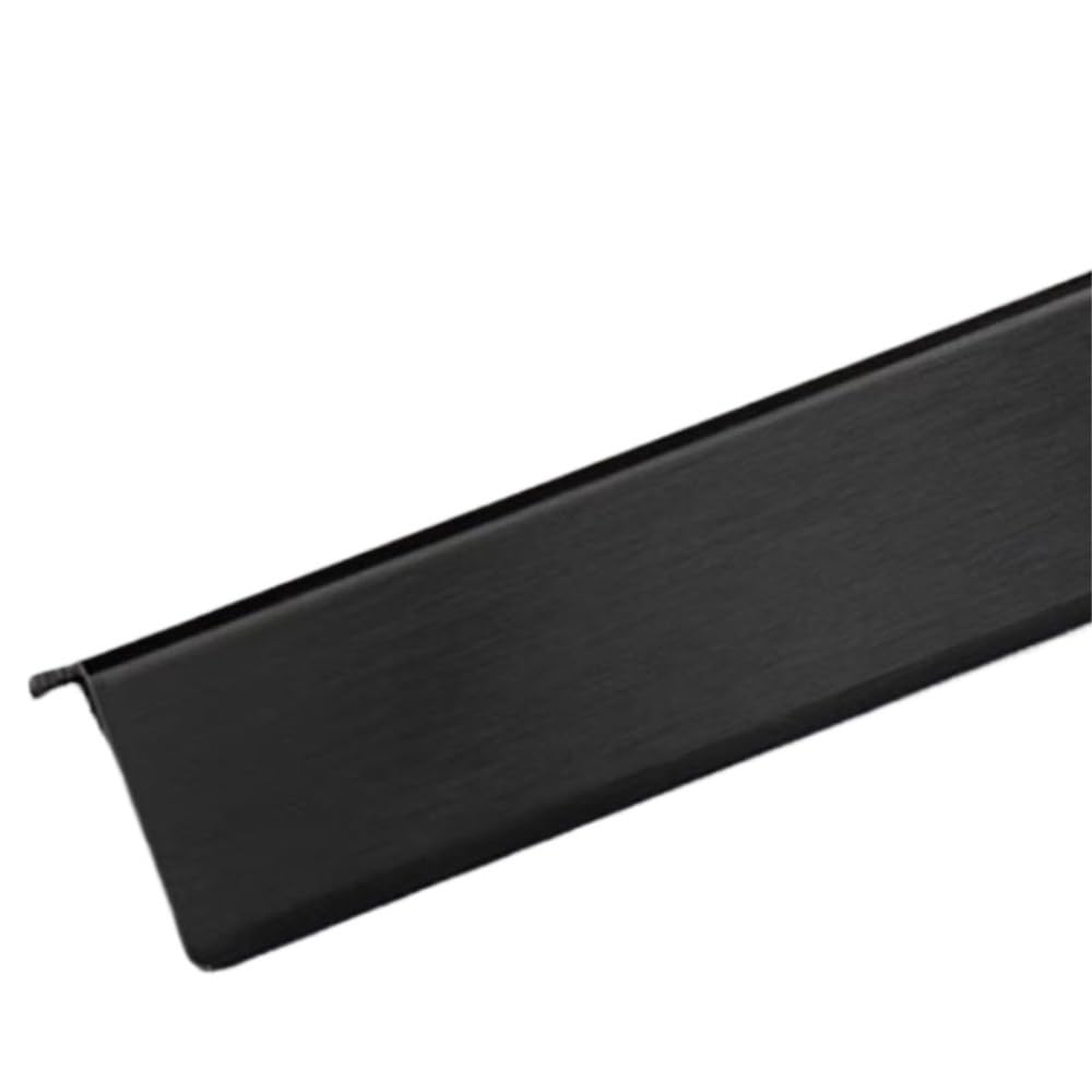 50cm Length Corner Protection Strips Aluminum Alloy Metal Wall Protection Strips Corner Anti-collision Stickers(Black,1.5x1.5x50cm 10Pcs)
