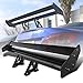 Spec-D Tuning Black 52" Aluminum Light Weight Adjustable Gt Double Deck Racing Spoiler Wing