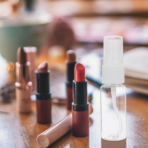 NOLITOY 40 Pcs Spray Bottles Clear Glass Perfume Bottles, Refillable Fine Mist Perfume Atomizer Portable Empty Sample Containers for Cleaning, Essential Oils, Travel (20 ml)2