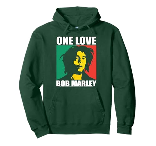 Oficial Bob Marley One Love Reggae Jamaica vintage band Sudadera con Capucha