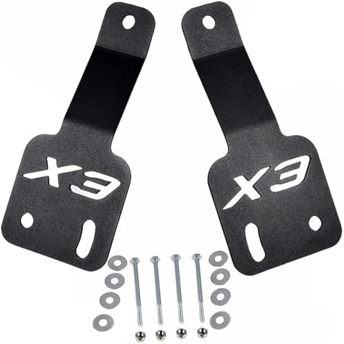 50" LED Light Bar Roof Mount Bracket Kit With Switch For Can-Am Maverick X3 Max Turbo – Steel, Black
