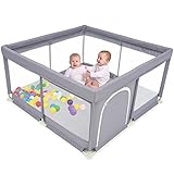 Tragbarer Kinderzaun|Laufstall Baby Safety Play Center Yard Home Indoor & Outdoor Kids Activity Center Zaun|Anti-Fall-Laufstall, Laufgitter für Kleinkinder und Babys