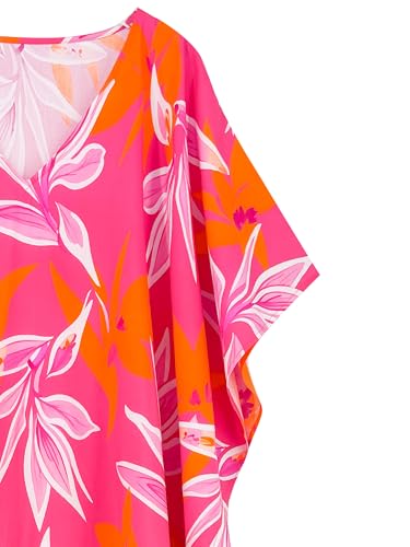 Image of Moss Rose Kaftan Dresses for Women Summer Swimsuit Cover up Caftan Dress