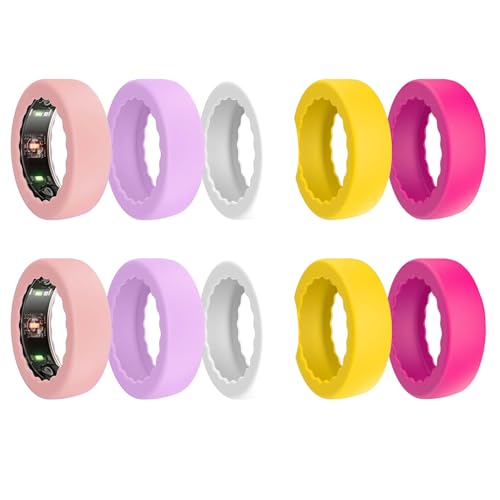 SUNDO Cover Case Compatible with Oura Ring Gen 4/Gen 3/Samsung Galaxy/RingConn/ULTRAHUMAN Anti-Scratch Elastic Silicone Protector Accessories for Men Women Working Out Gym