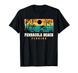 Pensacola Beach Florida Retro Design Pensacola FL T-Shirt