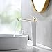 Weibath White and Gold Vessel Sink Faucet Single Hole Single Handle Bathroom Sink Faucet