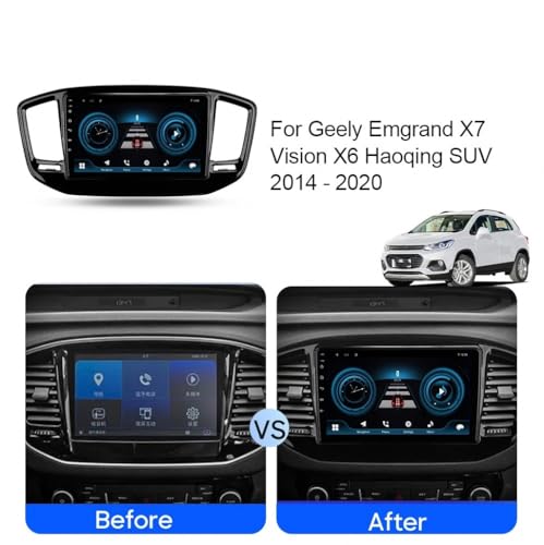 Autoradio Touchscreen para Geely Haoqing SUV 2014-2020 con Bluetooth de 4 núcleos 2