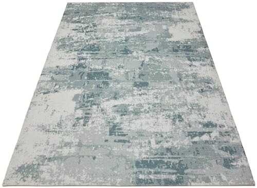 Image of Printed Rug Soft Floor Carpets with Anti Slip Backing for Living Room | Bedroom | Kids Room (Grey, 5x7 Feet)