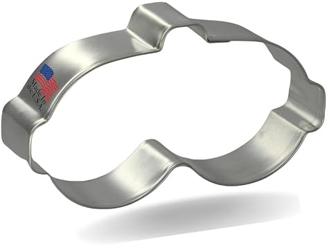Foose Brand Virtual Reality and Scuba Goggles Cookie Cutter 4 in, Tin Plate Steel, Handmade in USA