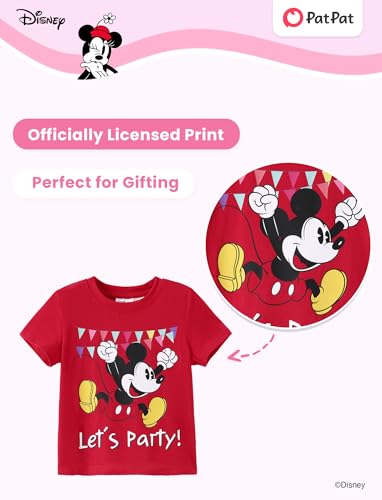 Image of Disney Kids Birthday Shirts 2-9Y, Cute Graphic Tees, Birthday Party Outfit | Disney Officially Licensed, Birthday Girl & Boy T-Shirts, Special Day Outfit, Favorite Character Gift, Soft & Comfortable