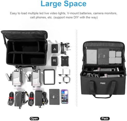 Amazon.co.jp: FOMITO 撮影機材収納ケース 折り畳み式収納ケース