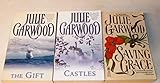 Julie Garwood: 3 Book Set: Softcover: The Gift: Castles: Saving Grace: Very Good