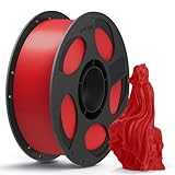 ANYCUBIC PLA Filament 1,75mm, Refill PLA und Spool Kit, 3D Drucker Filament PLA, Vakuumverpackung, Intelligente Identifikation, 1KG Rot