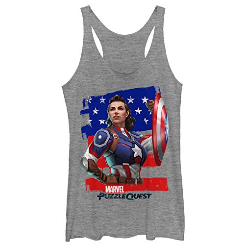 Chemise Marvel Hero Peggie pour femme en coton imprimé geek chic