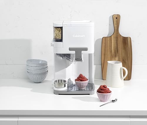 Cuisinart Eismaschine | Softeis, Gelato, Sorbet, milchfreies Eis, gefrorener Joghurt | Topping-Spender | Einfach zu bedienen und zu reinigen | 1,42 l für 6 Portionen | Fertig in 20 Minuten | ICE48U – Bild 3