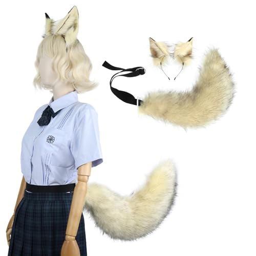Oreilles de renard et queue de cosplay ronge pour spectacle - 2